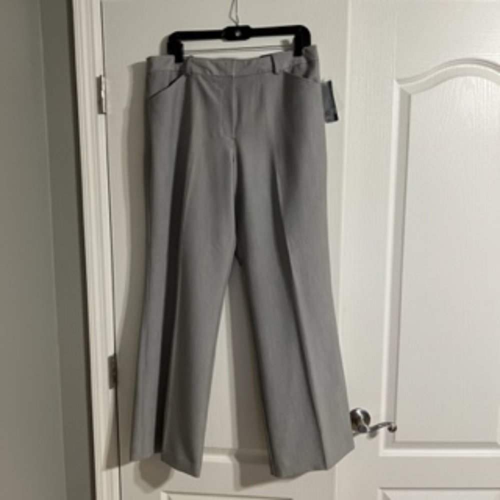 Worthington Women's Trousers 14 Gray